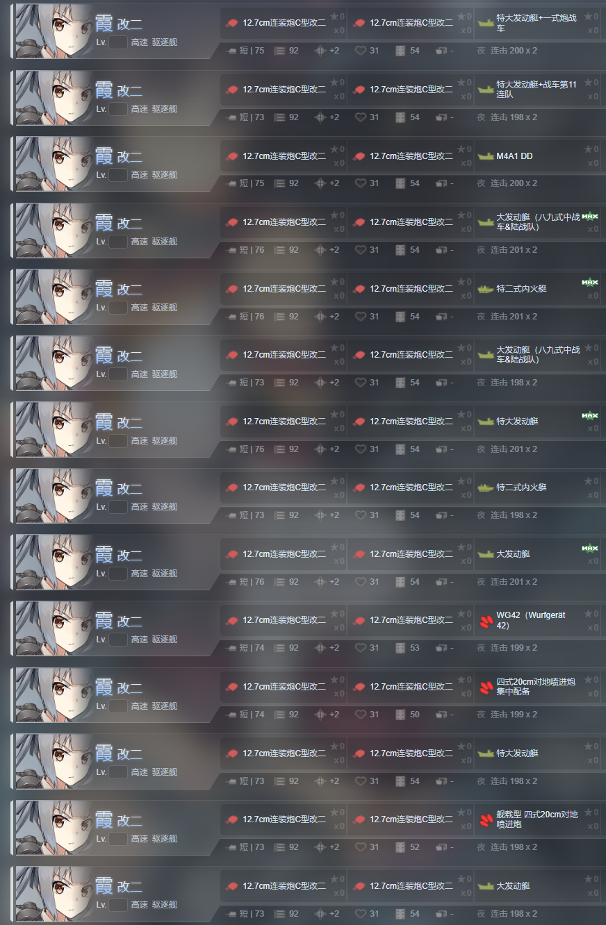 驱逐舰装配浅谈 舰娘百科 专业性的舰队collection百科全书