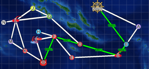 【13周年記念任務】艦隊、南方へ！5-2带路.png