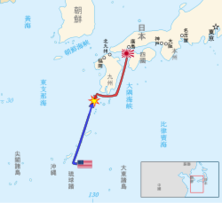 坊之岬海战动线示意图