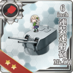 6inch连装速射炮 Mk.XXI
