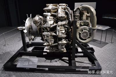三菱名航大江博物馆展出的ハ42发动机